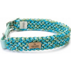 Unicord Χειροποίητο Κολάρο - Περιλαίμιο Γάτας Knitted Braid 23cm Γαλάζιο 23cm x 1,5cm
