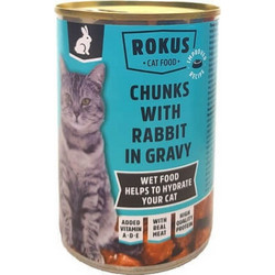 Rokus Chunks with Rabbit in Gravy 410gr