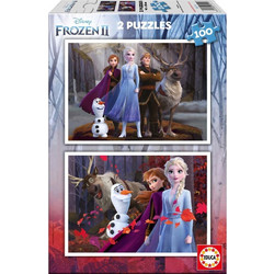 Παιδικό Puzzle Educa Disney Frozen II 2x100 Κομμάτια