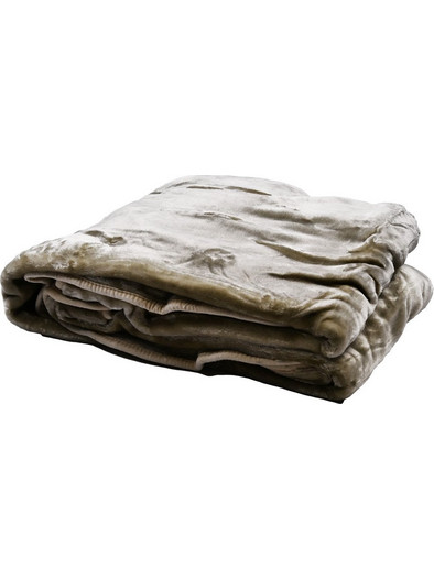 Κουβέρτα μινκ σε χρώμα μπεζ 220x230