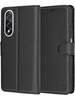 Techsuit Leather Folio Θήκη Βιβλίο Μαύρο (OnePlus Nord 5)