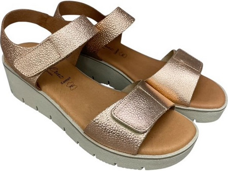Γυναικείο πέδιλο δέρμα ανατομικό smart steps 23430-χαλκος