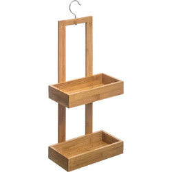 5FIVE Simply smart Οργανωτής Μπάνιου 2 Επιπέδων από Bamboo 26x14,2x60,5 εκ. Caddy 155986
