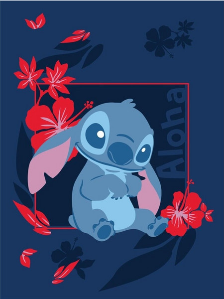 Κουβερτάκι Stitch Aloha Flanel Blanket110*150cm AYM-084STITCH-FL2