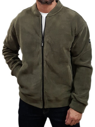 Indicode - 55-767 - In Quote - 600 Army - Ζακέτα FLEECE SHERPA - khaki