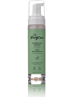 ILS Pharma Beezcare Shower Face & Body Αφρός Ντεμακιγιάζ για Ευαίσθητη Επιδερμίδα 225ml