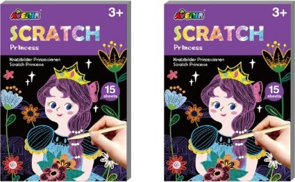 Avenir - Mini Scratch Book - Princess - Bundle