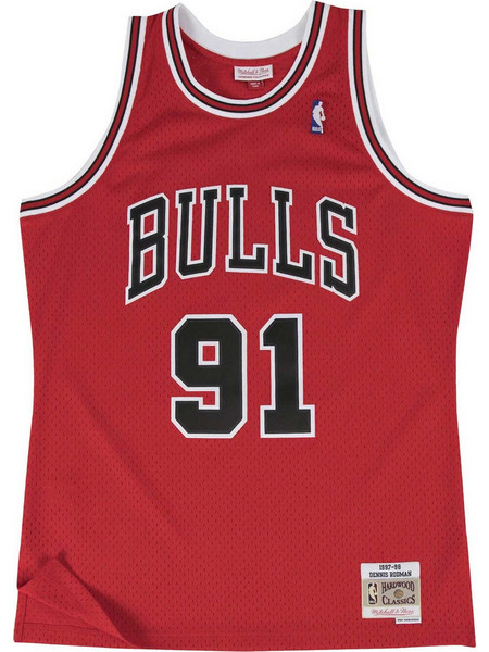Mitchell & Ness Dennis Rodman Chicago Bulls 1997/98 Φανέλα Μπάσκετ ΝΒΑ SMJYGS18154-CBUSCAR97DRD
