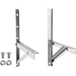 HOME USE επιτοίχια βάση κλιματιστικού HUH-0250, 410x490mm, ανοξείδωτη, έως 180kg