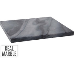 JK Home Decor - Βάση Marble Μαύρη 20x20x1.5cm
