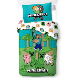 Minecraft Jungle Explore bedding set 140x200cm, 70x90 cm