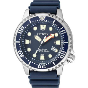 Citizen Promaster Ανδρικό Ρολόι Solar με Μπλε Καουτσούκ Λουράκι BN0151-17L