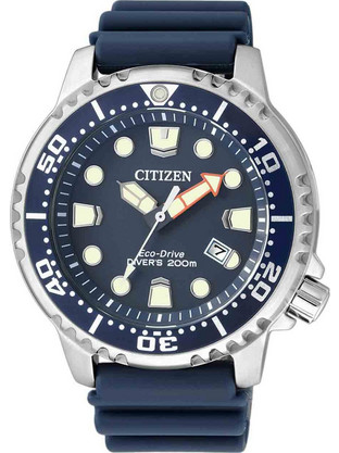 Citizen Promaster Ανδρικό Ρολόι Solar με Μπλε Καουτσούκ Λουράκι BN0151-17L