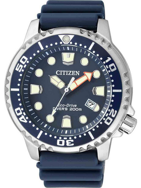Citizen Promaster Ανδρικό Ρολόι Solar με Μπλε Καουτσούκ Λουράκι BN0151-17L