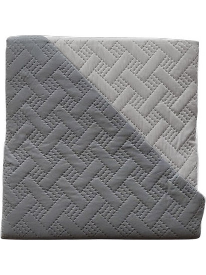 Κουβερλί Υπέρδιπλο Microfiber Διπλής Όψης Lines Γαρύφαλλο 240x260