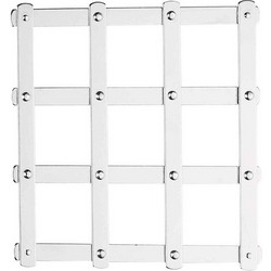 ΕΡΓΑΛΕΊΑ ΚΟΥΖΊΝΑΣ EXTENSIBLE TABLE MAT BOJ 15X15CM. CHROME PLATED 01