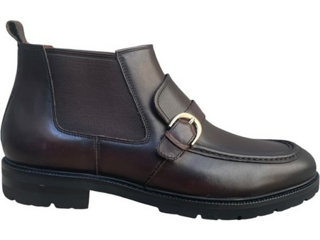 ΑΝΔΡΙΚΑ ΜΠΟΤΑΚΙΑ ΔΕΡΜΑΤΙΝΑ SAX SAM228730-BROWN