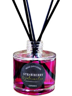 Keradiko Αρωματικό χώρου reed diffusers Φράουλα Καρπούζι 120ml 003081ΦΚΑ