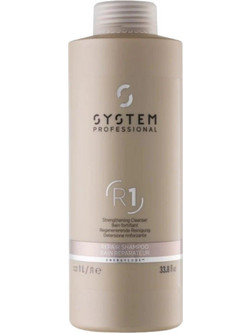 System Professional Fibra Repair R1 Σαμπουάν για Επανόρθωση για Ξηρά & Ταλαιπωρημένα Μαλλιά 1lt