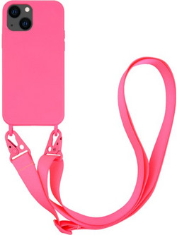 Vivanco Necklace Back Cover Pink (iPhone 13)