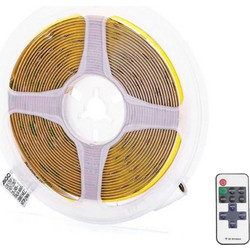 Φωτοταινία LED 5m 36W - Ψυχρός Λευκός Φωτισμός με Τηλεχειριστήριο - AIGOSTAR