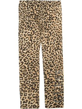 Παιδικό κολάν Guess για κορίτσια Animal Print καφέ