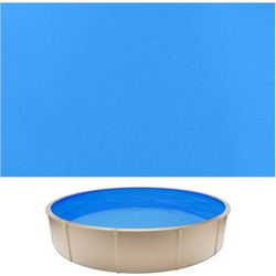 VEVOR Επένδυση Πισίνας 350,5 cm, Στρογγυλή Επένδυση Πισίνας UniBead για Ύψος Τοίχου 120 cm, Πάχους Premium Βινύλιο, Εύκολη Εγκατάσταση με Αδιάβροχα Μπαλώματα, για Πισίνες με Μεταλλικά Πλευρά, Εξωτερικ