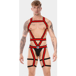 Harness Duo Javed Red - Black
