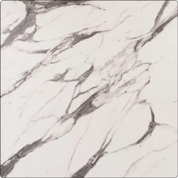 ΕΠΙΦΑΝΕΙΑ ΤΡΑΠΕΖΙΟΥ HPL MARBLE WHITE-GREY - 80x80 - Πάχους 12mm