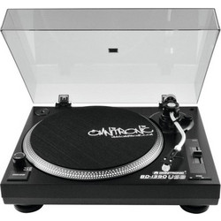 Omnitronic BD-1390 Πικάπ με Προενίσχυση USB Black