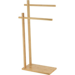 Κρεμάστρα διπλή για πετσετες bamboo 21X39X82