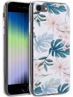 Crong Flower Case - Case For Iphone Se 2020 / 8 / 7 (Pattern 01) - (CRG-FLR-IP8-01)