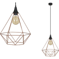 TK Lighting Galaxy Κρεμαστό Φωτιστικό Οροφής Μονόφωτο E27 Μαύρο 1642