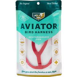 Aviator Bird Harness - Σαμαράκι Ελεγχόμενης Πτήσης Πτηνών - Small - Κόκκινο