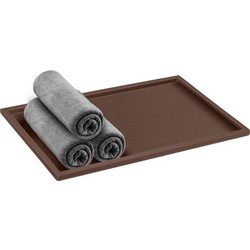 Δίσκος Πετσετών Sanco Hotel Amenities 00136-Α75 Wenge Grained 30x20x1cm
