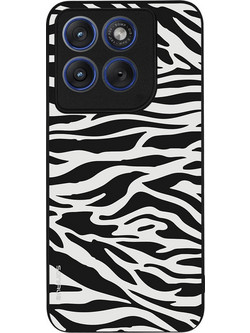 Θήκη Sonique Animal Print Series για Motorola Edge 70 Fusion 5G Zebra
