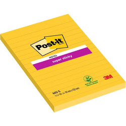 Κύβος αυτοκόλλητος 3Μ Super Sticky 102x152mm 90Φ. Post-it 660-S
