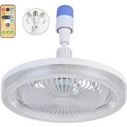 Φωτιστικό LED Οροφής Rixme 40W με Ανεμιστήρα και Τηλεχειριστήριο E27