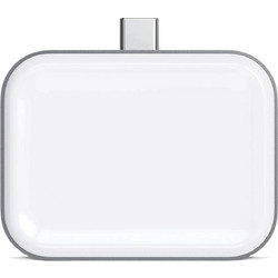 Satechi USB-C Wireless Charging Dock Βάση Φόρτισης σε Γκρι χρώμα για Apple AirPods