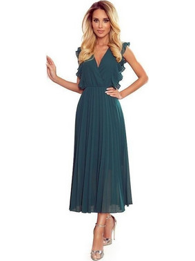 Cocktail dress model 145554 Numoco 315-1 green (S)