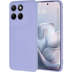 Techsuit Θήκη Σιλικόνης Soft για Motorola Edge 70 Fusion - Χρώμα: Λιλά