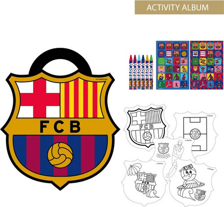 F.C. Barcelona Colouring activity book 6 Τεμ
