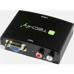 Techly IDATA CN-VGA VGA + Στερεοφωνικός Ήχος σε HDMI - 1280x1024 & VGA-Powered