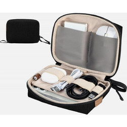 Techly ICA-NB PUNCH18BK Τσάντα Οργάνωσης Καλωδίων - Polyester, 18.5x13cm & Άνοιγμα 180