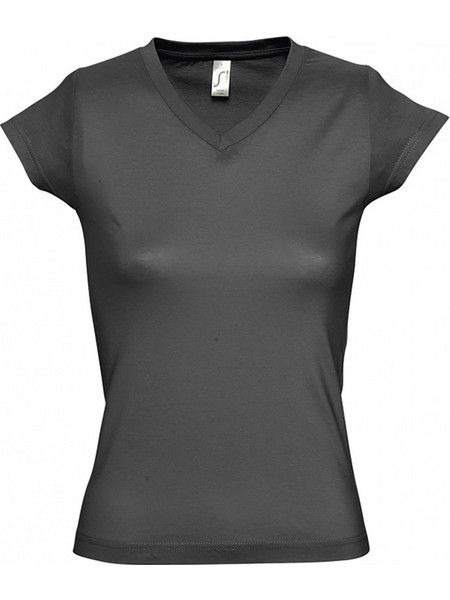 Γυναικείο T-Shirt Sol's Moon V-Neck 100% Βαμβάκι 150gr 11388-384