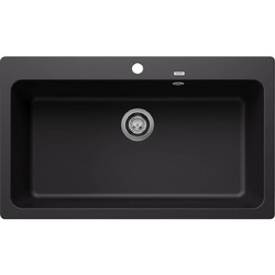 Blanco Naya XL 9 Ένθετος Νεροχύτης Γρανίτη Black 86x51cm