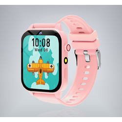 Παιδικό smartwatch T6 - Ροζ κάσα / Ροζ λουρί σιλικόνης