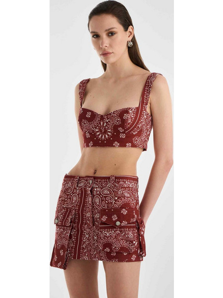Badana Top Burgundy