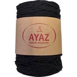 Ayaz Pamuk Makreme 100%cotton Νήμα Τσάντα 250gr 150m ΜΑΥΡΟ