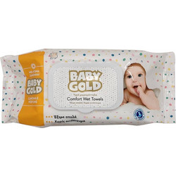 Silky Comfort Baby Gold Μωρομάντηλα με Χαμομήλι 72τμχ